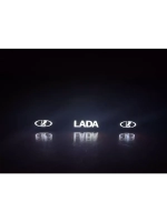 Рамка для номера с подсветкой. LADA.