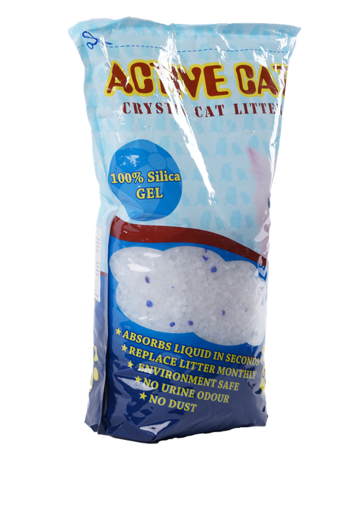 НАПОЛНИТЕЛЬ Д/КОШАЧЬЕГО ТУАЛЕТА ACTIVE CAT СИЛИКАГЕЛЬ 3.8Л