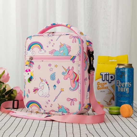 Yemək çantası \Ланчбокс \ Lunch box Unicorns pink