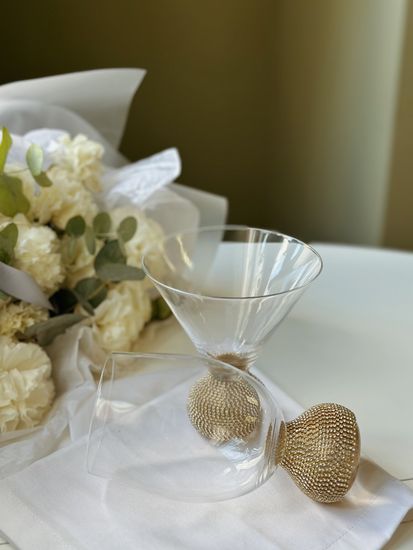 Бокал со стразами, 480 мл