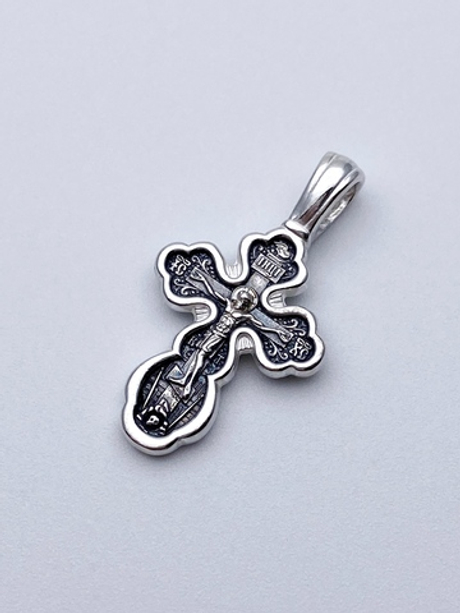Крест из серебра/Частичное чернение