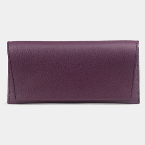 Футляр для очков Lentille из кожи козы, фиолетового цвета