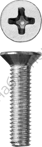 ЗУБР DIN 965, M5 x 20 мм, кл. пр. 4.8, винт с потайной головкой, цинк, 5 кг (303110-05-020)