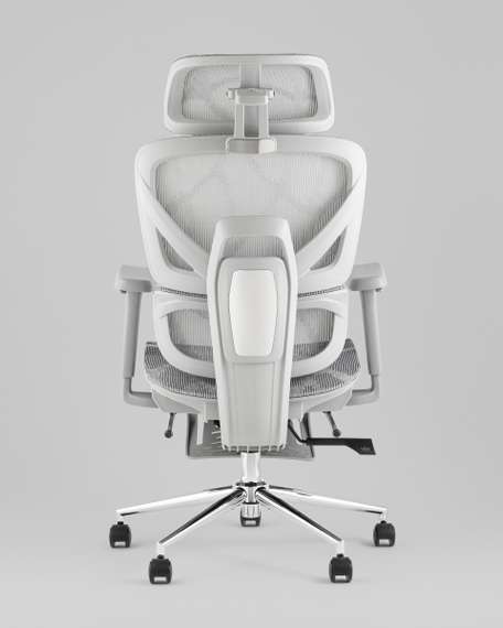 Кресло офисное TopChairs Vertus серая сетка