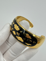 Браслет с чёрной эмалью