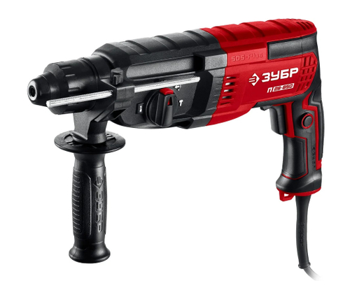 Перфоратор в кейсе SDS-plus ЗУБР 800Вт 28мм 0-1300об/мин