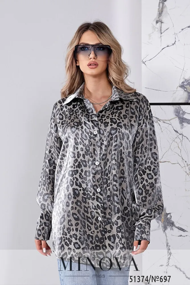 Рубашка 697-серый Minova