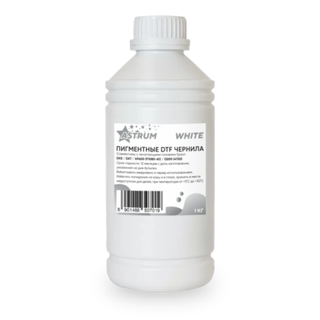 DTF чернила Astrum White, 1кг