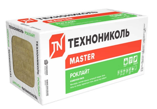 Утеплитель РОКЛАЙТ 1200*600*50мм (уп-8шт; 0,288м3; 5,76м2) 35кг/м3 ТехноНИКОЛЬ