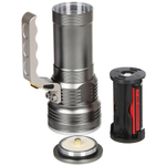 Фонарь ручной, встр акк, зар от сет220В, зар от сети авто, режим SOS