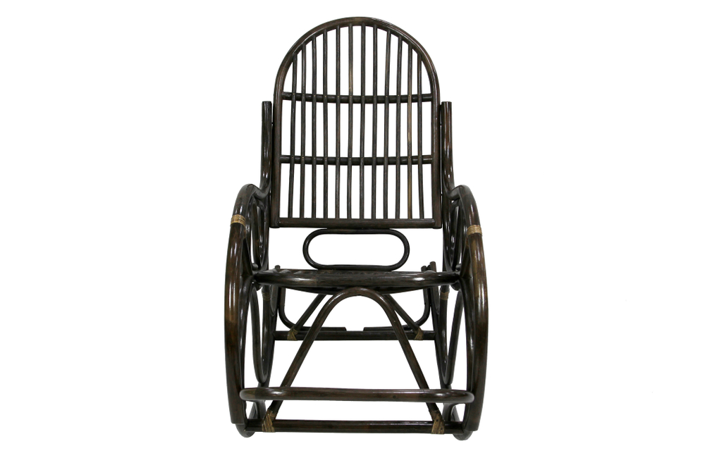 Кресло -качалка Маргонда арт.CV-MK17 (1кор.+мягк.эл.) каркас коричневый, сиденье коричневое)