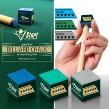 Мел Startbilliards 5 звезд зеленый (12шт)