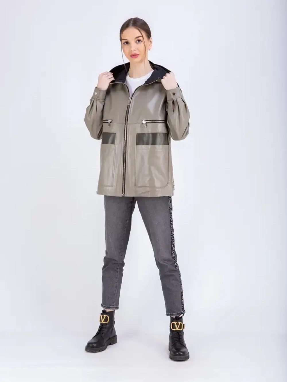 Куртка женская из натуральной кожи