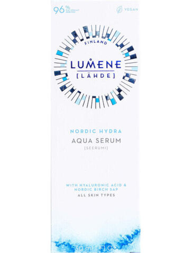 Lumene Nordic Hydra Aqua Serum Глубоко увлажняющая сыворка с гиалуроновой кислой