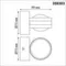 359303 STREET NT24 000 белый Светильник ландшафтный настенный IP65 LED 6W 4000K 175-265V CALLE