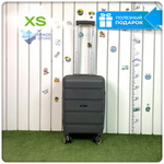 Маленький чемодан Mironpan-G, Серый, S (полипропилен)