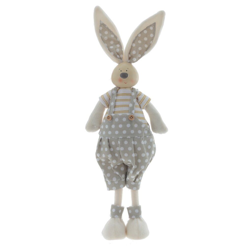 GAEM Игрушка набивная "Заяц/Зайка", L11 W10 H43 см, 2в.