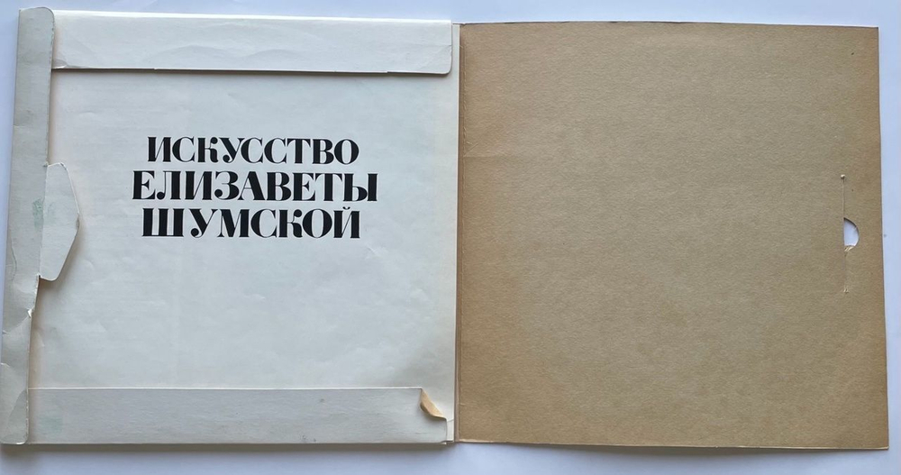 Винтажная виниловая пластинка LP Искусство Елизаветы Шумской Сопрано (СССР 1975)