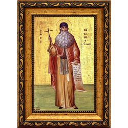 Максим Грек Преподобный. Икона на холсте.