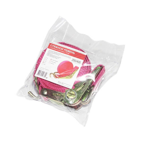 Стяжка груза (6м) с храповым механизмом 200/400 кг (СИГМА)