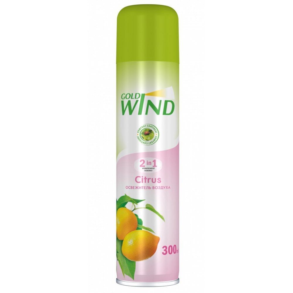 Gold Wind 300мл. Цитрус Освеж.возд. аэрозоль