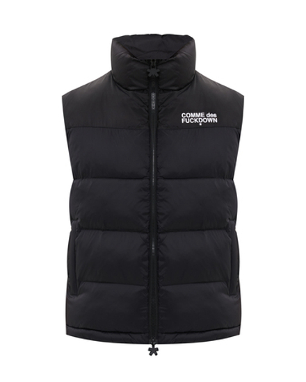 COMME DES FUCKDOWN ЖИЛЕТ ЧЕРНЫЙ