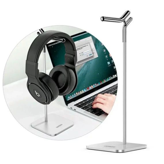 Ugreen LP143 Earphone Holder Stand Silver