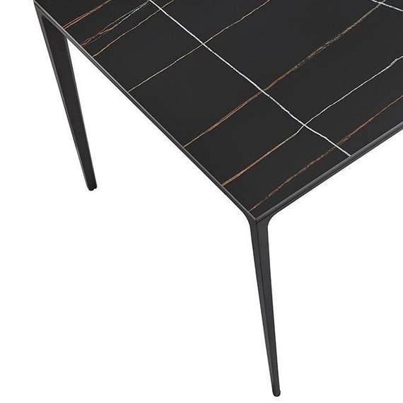 Стол Halden 160х90 см черная керамика