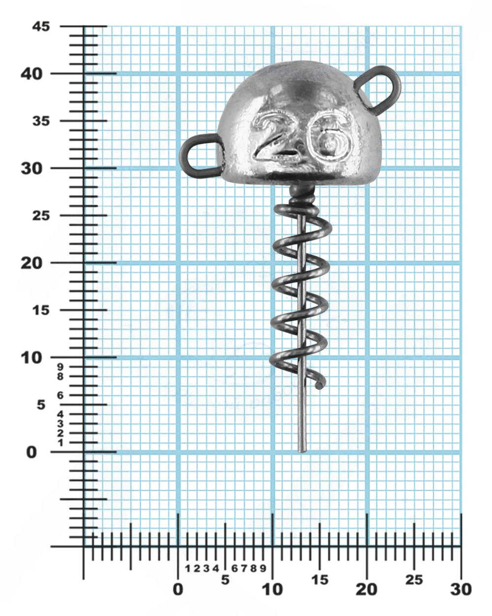 Огрузка "Гриб Штопор" 30мм (3 шт/уп)