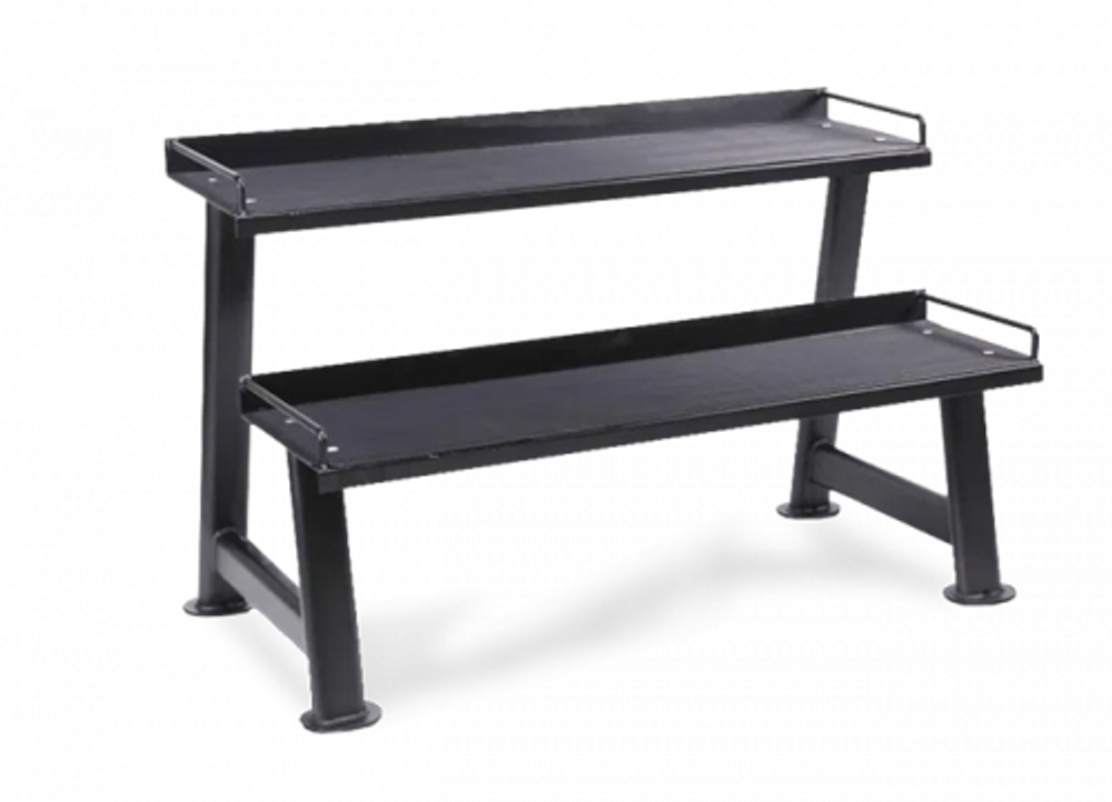 Стойка для гирь, 2 уровня, 120 х 62,2 х 76, DS-Fitness