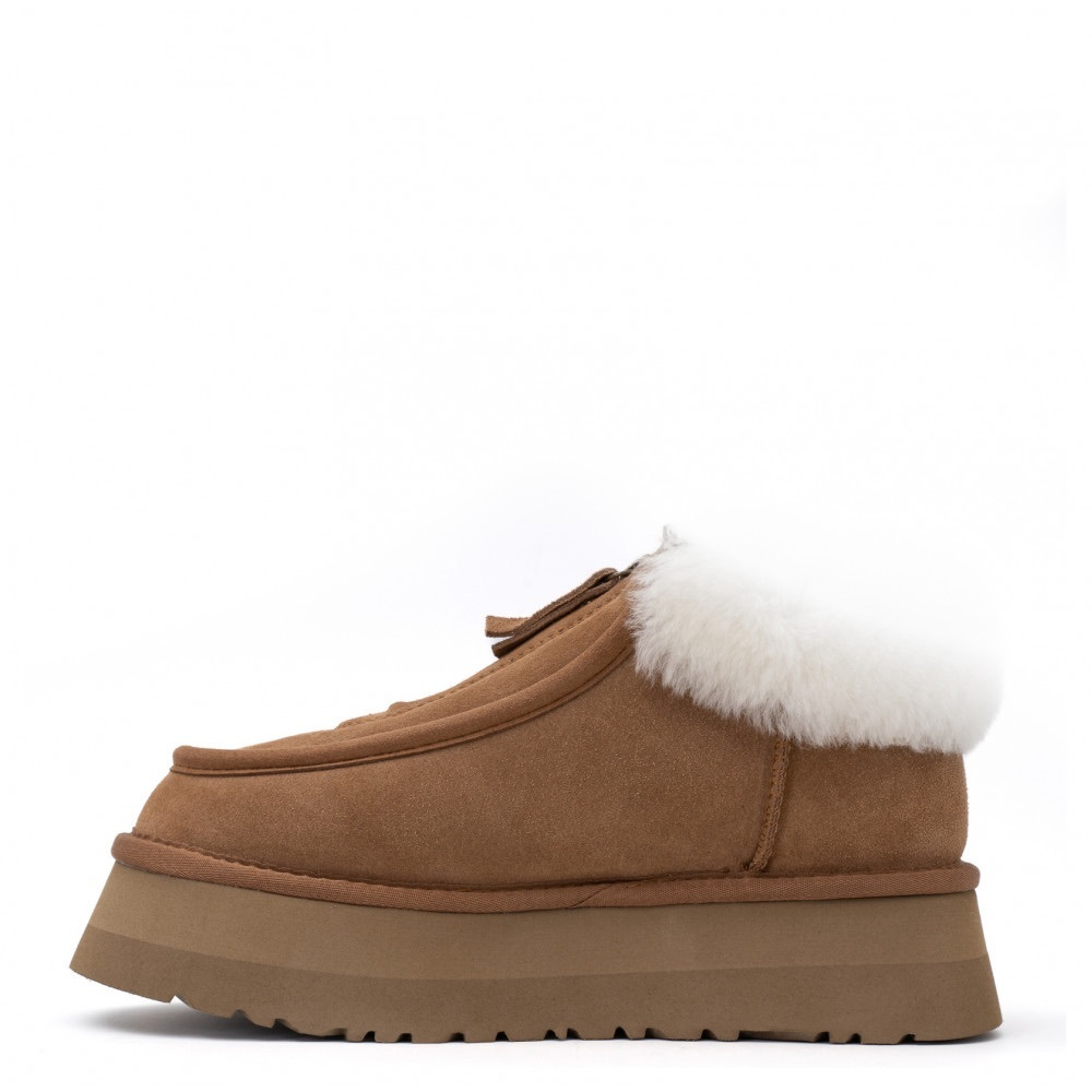 UGG Funkette Platform Boots Chestnut