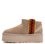 Ugg Classic Ultra Mini Braid Platform Sand