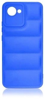 Силиконовый чехол (дутый) для Realme C30/Narzo 50i Prime blue DF