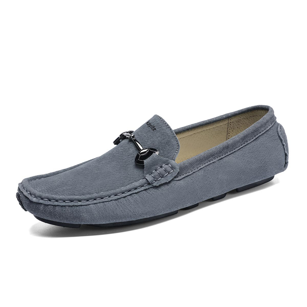 KAYITE Gommino Loafers Men"s Khaki/Black/Gray