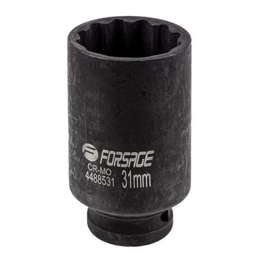 Головка ударная глубокая 31мм (12гр.), 1/2'' Forsage F-4488531