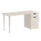 Home Office Стол письменный VR.SP-3-158.1 Денвер Светлый/Хром 1580*720*750