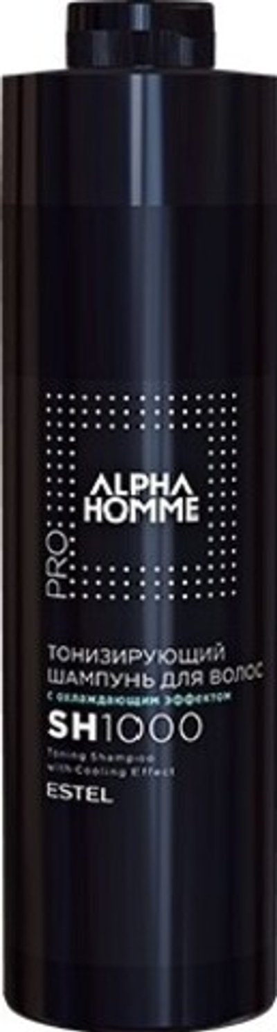 ESTEL PROFESSIONAL Alpha Homme Тонизирующий с охлаждающим эффектом шампунь 1000 мл