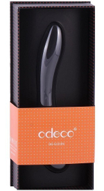 Черный вибратор для массажа G-spot