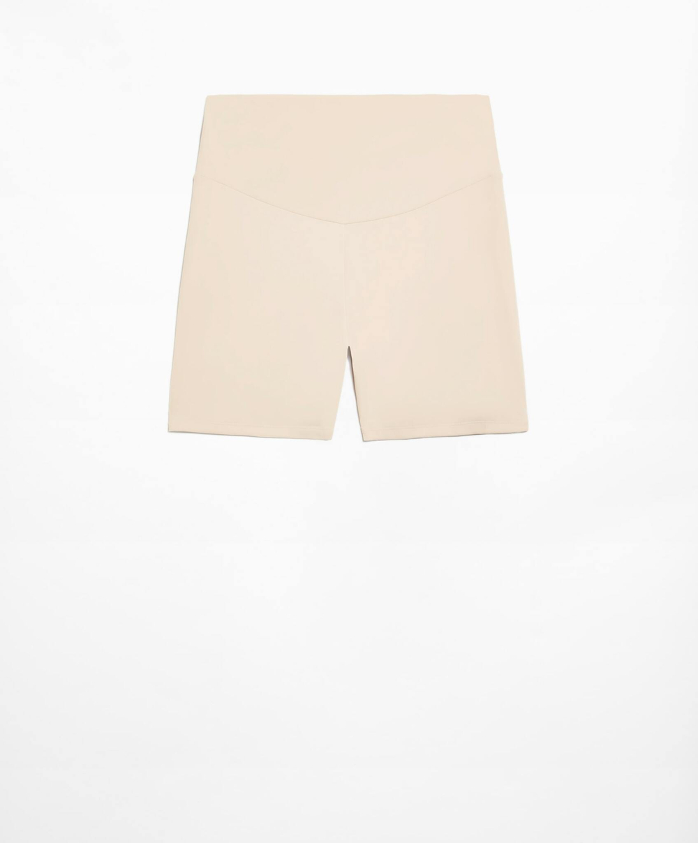 OYSHO Велосипедки Comfortlux с высокой посадкой длиной 10 см, овсяный