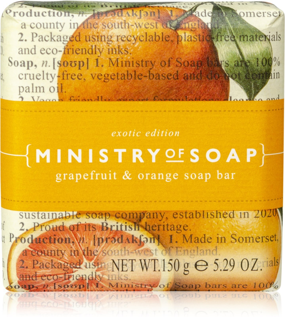 The Somerset Toiletry Co. Exotic Edition Square Soaps - мыло для тела /  Grapefruit & Orange 150  g  / GTIN 639136513674