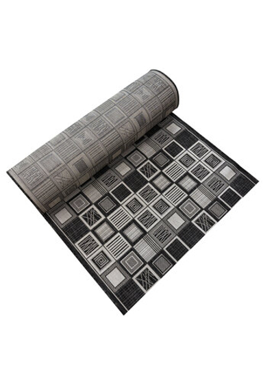 Дорожка с плоским ворсом  Side H4572 Silver/Smoke