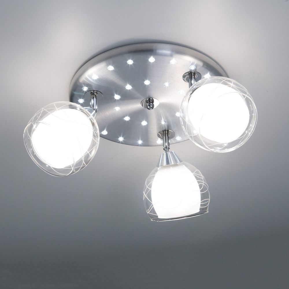 Citilux Самба CL158132 Люстра с поворотными плафонами Алюминий Хром