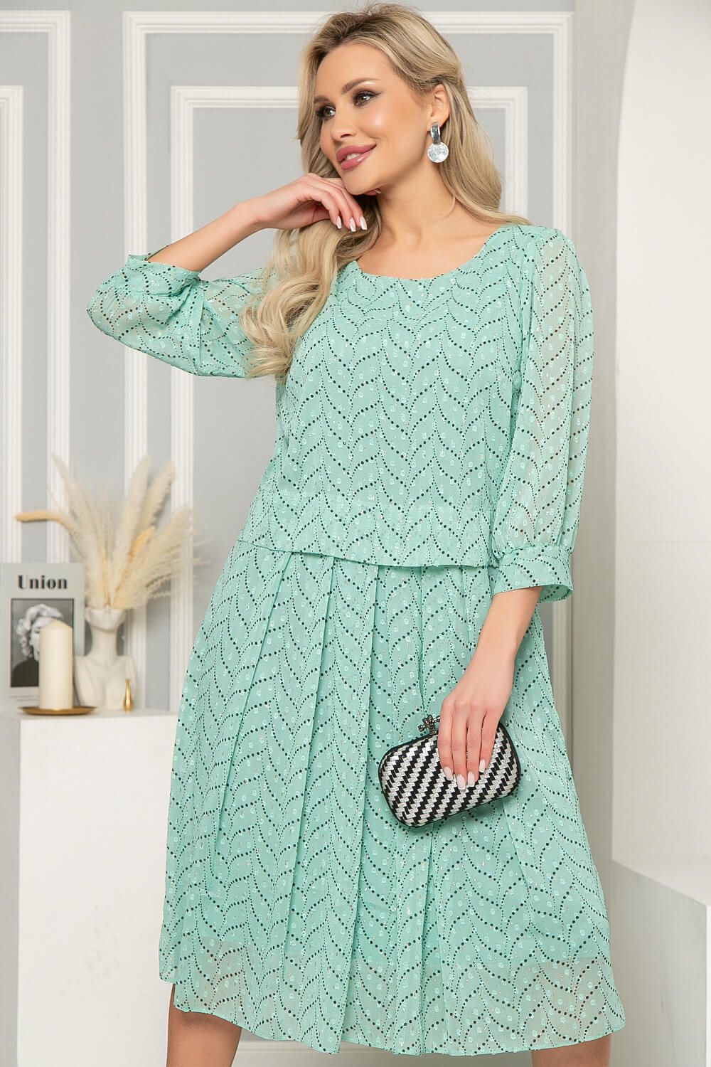 Платье "Пелагея" (мята) П4970 LT Collection
