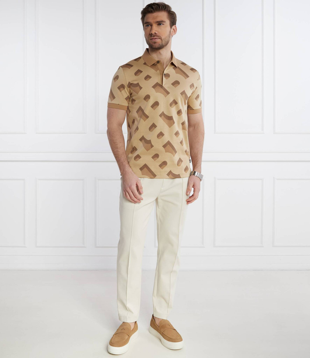 Поло Prout 419 BOSS BLACK - коричневый(50504131)