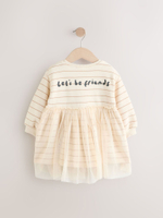 Платье для девочки Next E54-816, Светло-бежевый