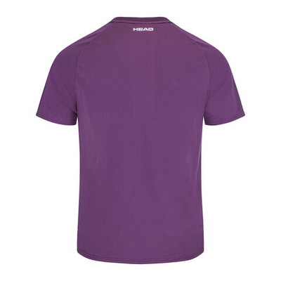 Мужское теннисное поло HEAD Performance T-Shirt Men - White, Violet