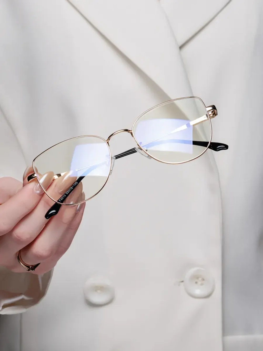 Очки для компьютера имиджевые защитные прозрачные нулевки