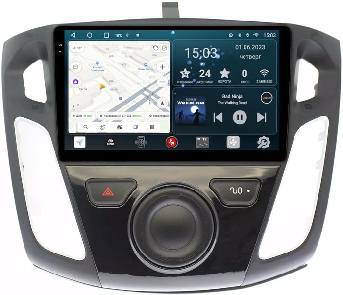 Магнитола для Ford Focus 3 2011-2019+ - RedPower 150 Android 10, Быстрая, QLED+2K, CarPlay, SIM-слот