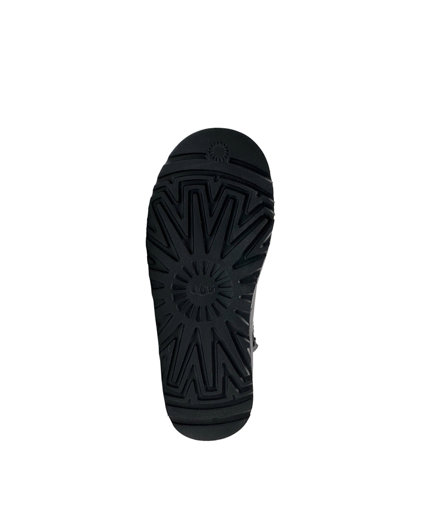 MINI ZIP LEATHER Black