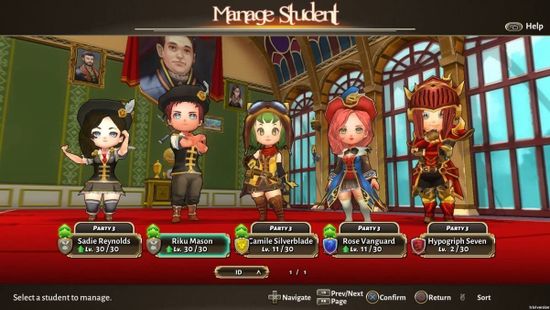 Игра Valthirian Arc: Hero School Story (PS4, русские субтитры)